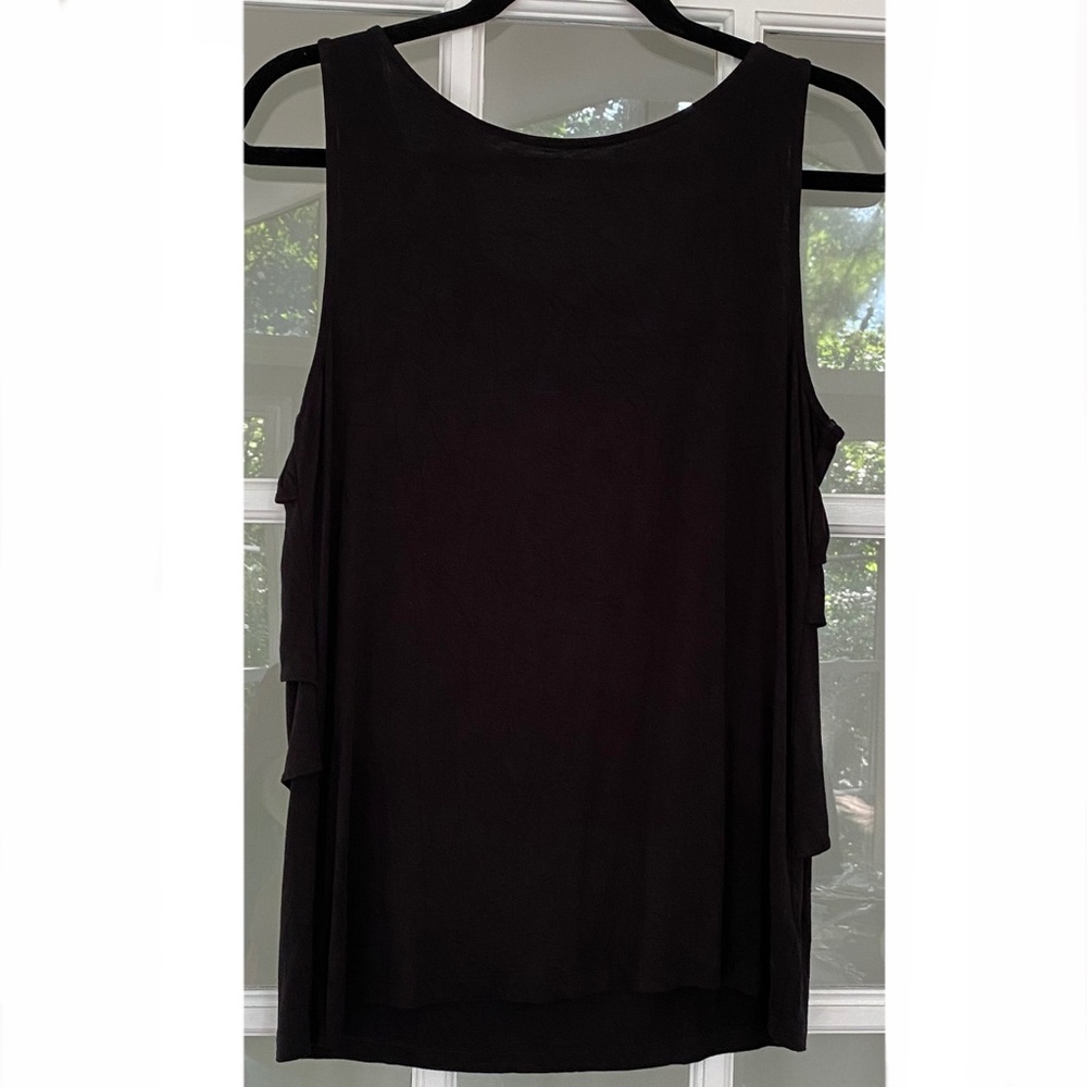 Loft Ruffle Sleeveless Top - Medium - Picture 3 of 5